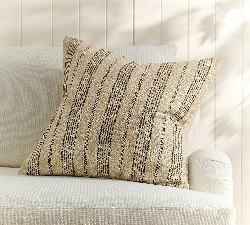Valencia Striped Pillow Cover | Pottery Barn (US)