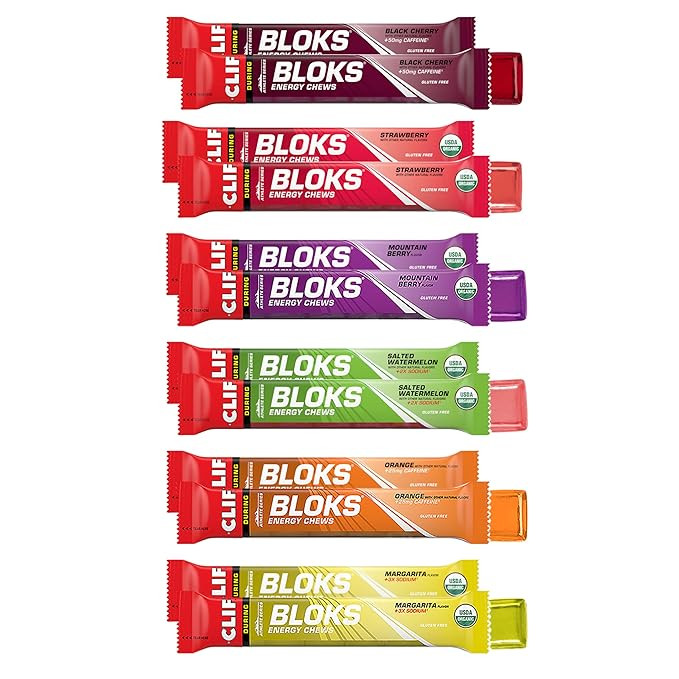 CLIF BLOKS - Energy Chews - Variety Pack - Non-GMO - Plant Based - Fast Fuel for Cycling and Runn... | Amazon (US)