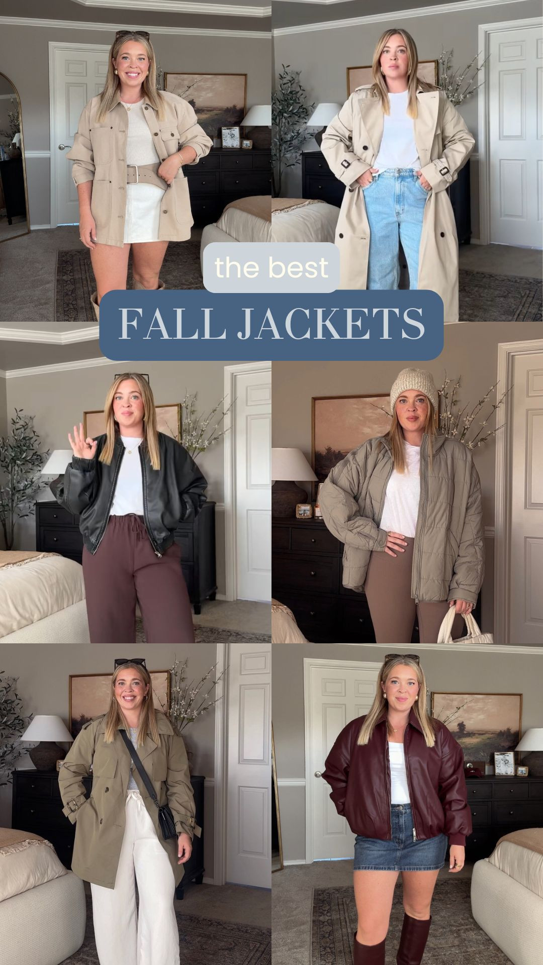 My essential jackets for any fall outfit! 🧥🍂These are really great staple jackets and I can really mix and match them with other fun pieces in my wardrobe. 

Size 10/12 | Large | 5'4" 

 

#LTKSeasonal #LTKStyleTip #LTKMidsize