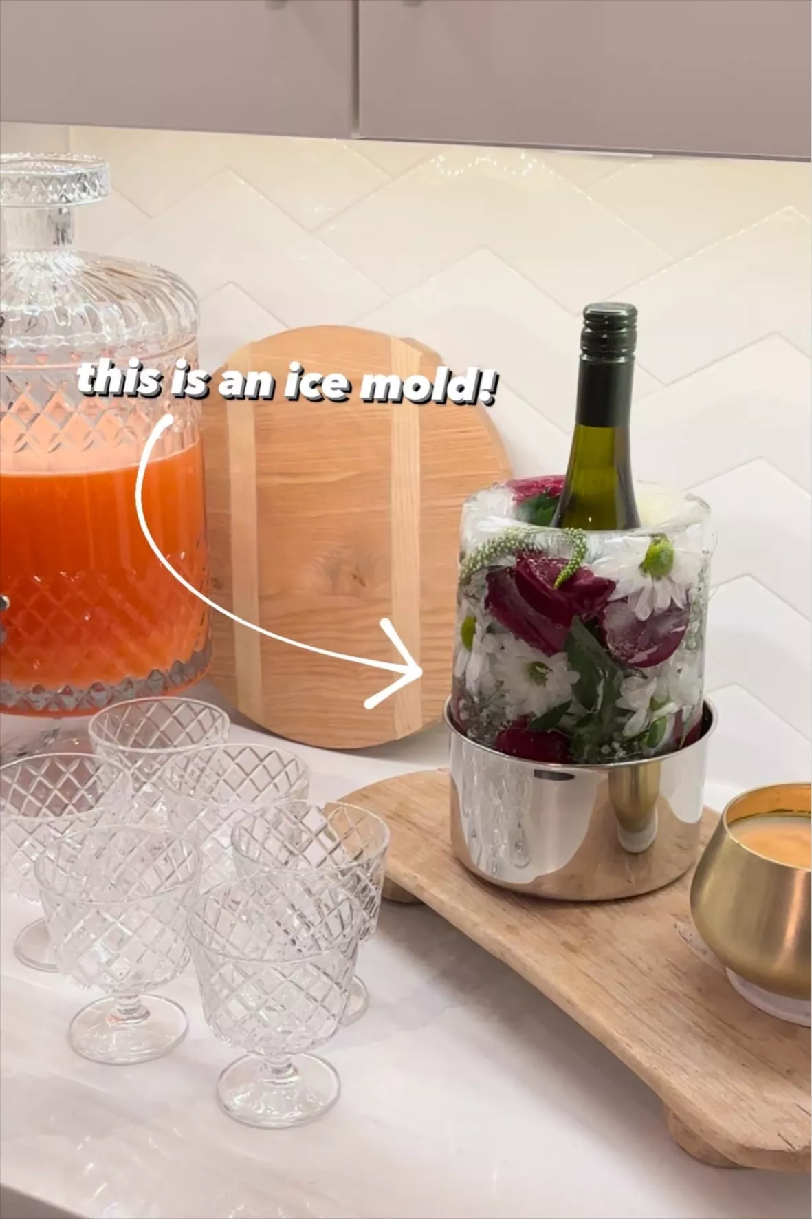 Ice Mold/Wine Bottle Chiller + … curated on LTK