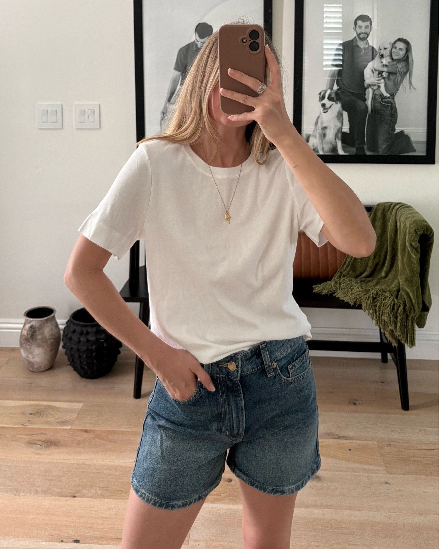 These two H&M finds are too good. I’m wearing a L in the (Organic Cotton $7.99!!!!) tee and a size 2 in the shorts. I would have liked to grow up to a size 4, but they were just way too big. ￼

#LTKPetite #LTKootd #LTKSaleAlert