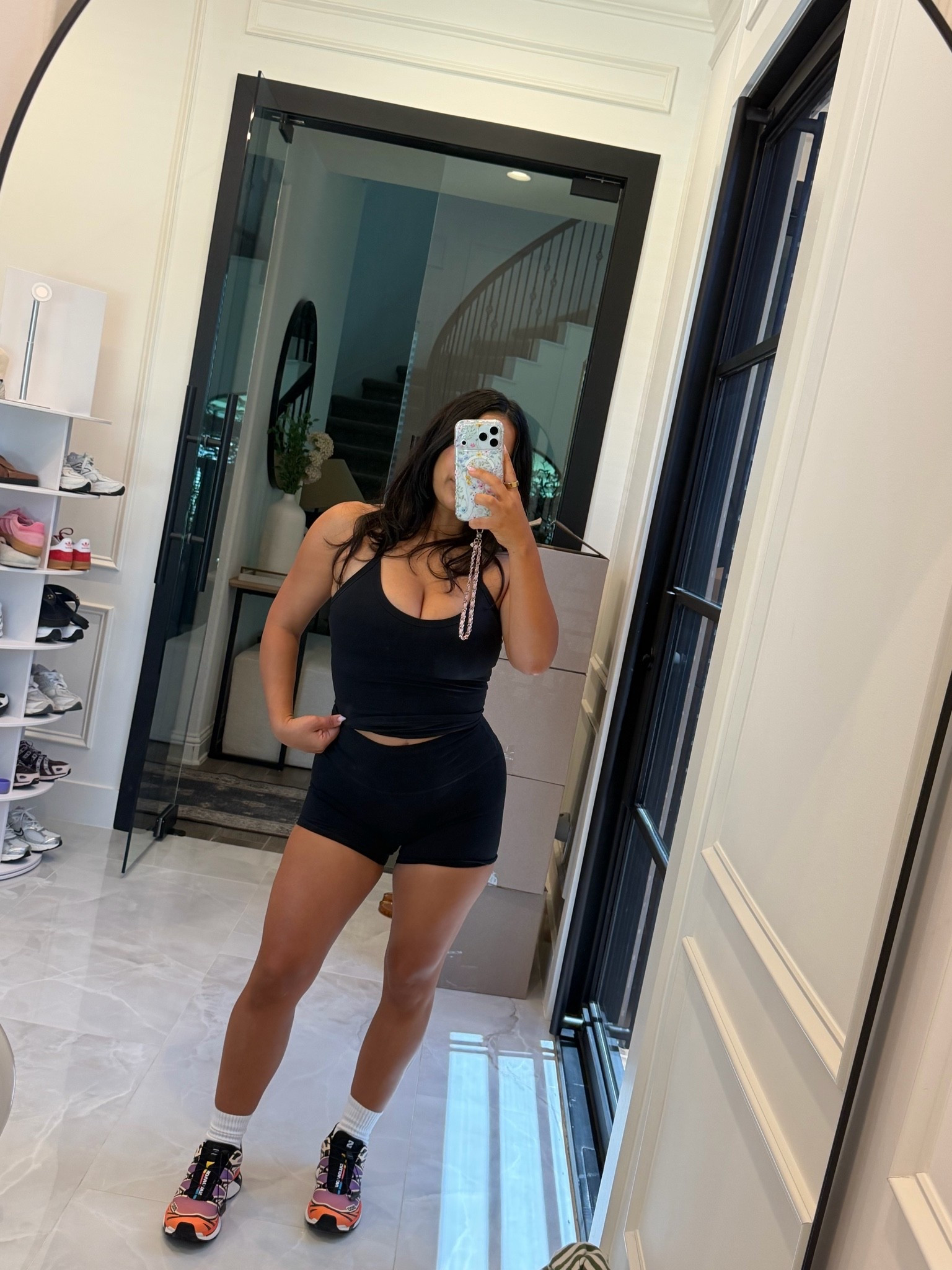 Pilates/ walk ootd

Sneakers 
Gym outfit
Pilates ourfit 
Summer outfit 
CSB

#LTKfitnessgoals #LTKmomlife #LTKselfcare