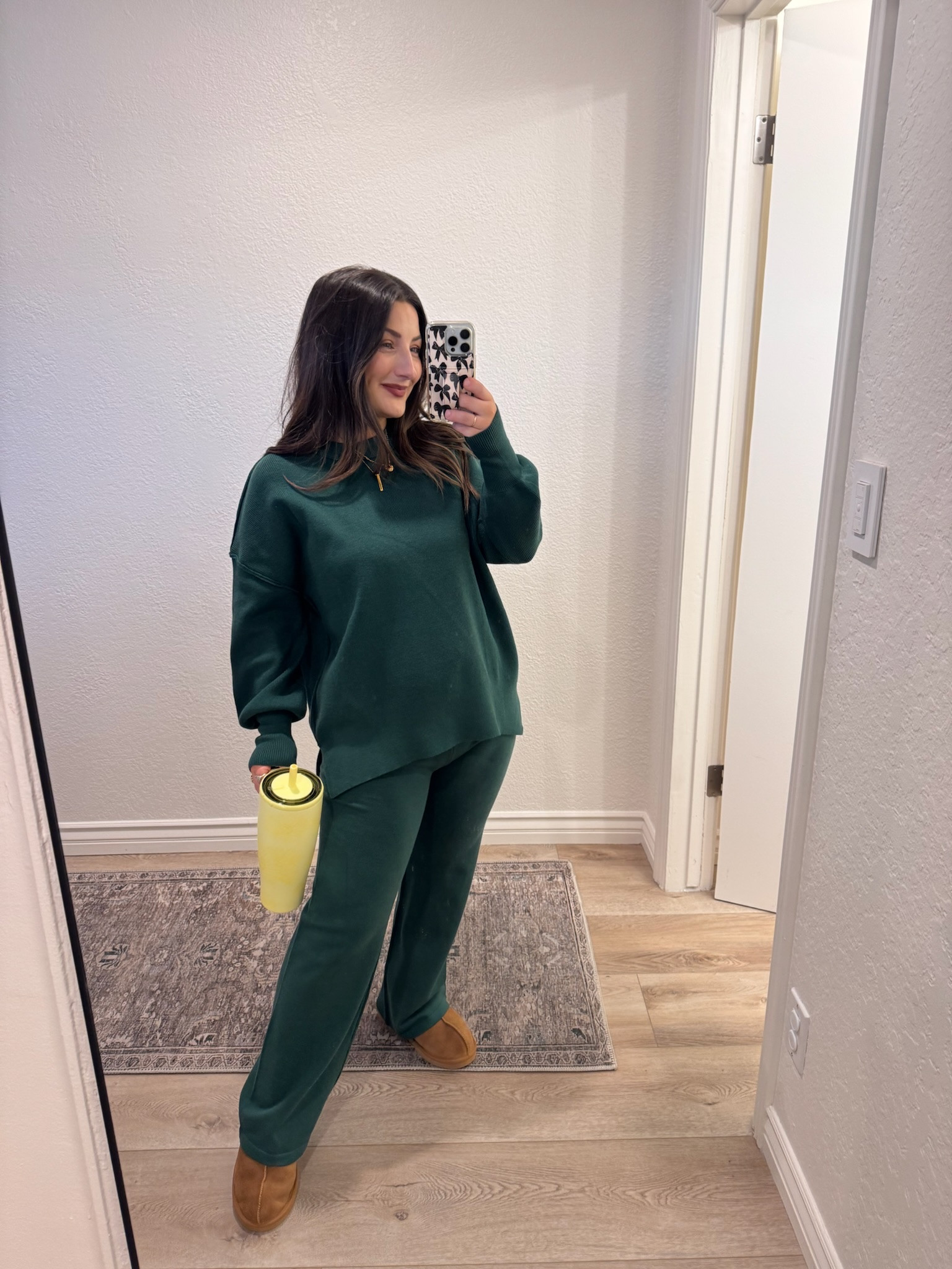 Stay cozy in this oversized comfy loungewear set! 

Size small (5'0" 140lbs) 

Oak & Luna necklace use code: Mimiltk

#LTKootd #LTKPetite #LTKSaleAlert