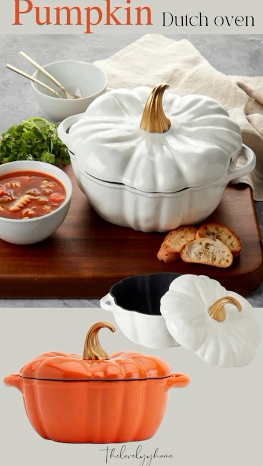 #cozy #fall #autumn #pumpkin #dutchoven #orange #gold #comfort #food

#LTKSeasonal #LTKHome #LTKFindsUnder100