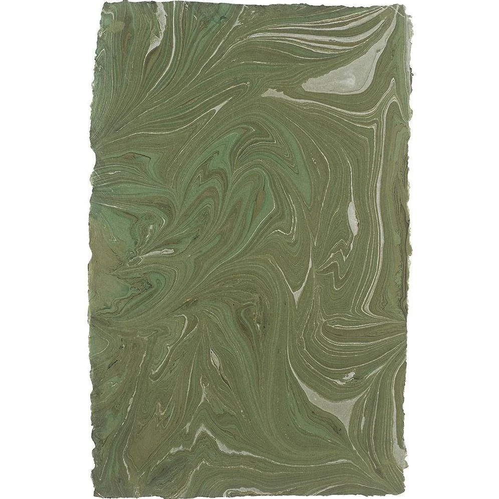 Dark Green Marble Handmade Paper | Paper Source