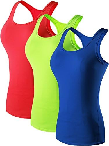 NELEUS Women's 3 Pack Compression Base Layer Dry Fit Tank Top | Amazon (US)