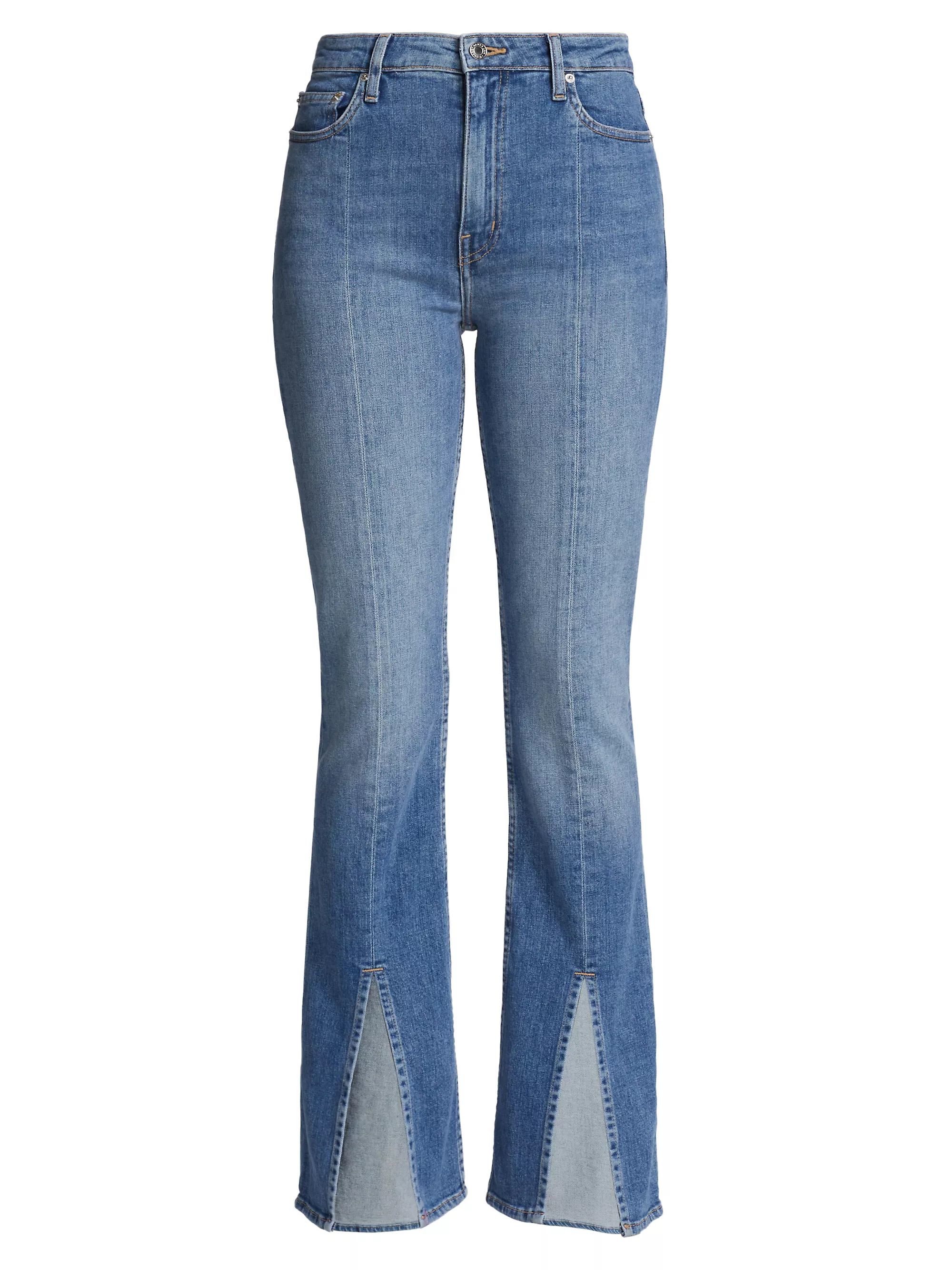 Lucia Flare Slit Jeans | Saks Fifth Avenue