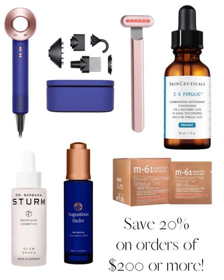 Use code SUMMER to save 20% on orders of $200, 25% of orders of $500, and 30% orders of $1000! Includes Dyson and skinceuticals!!

#LTKBeauty #LTKFindsUnder100 #LTKSaleAlert
