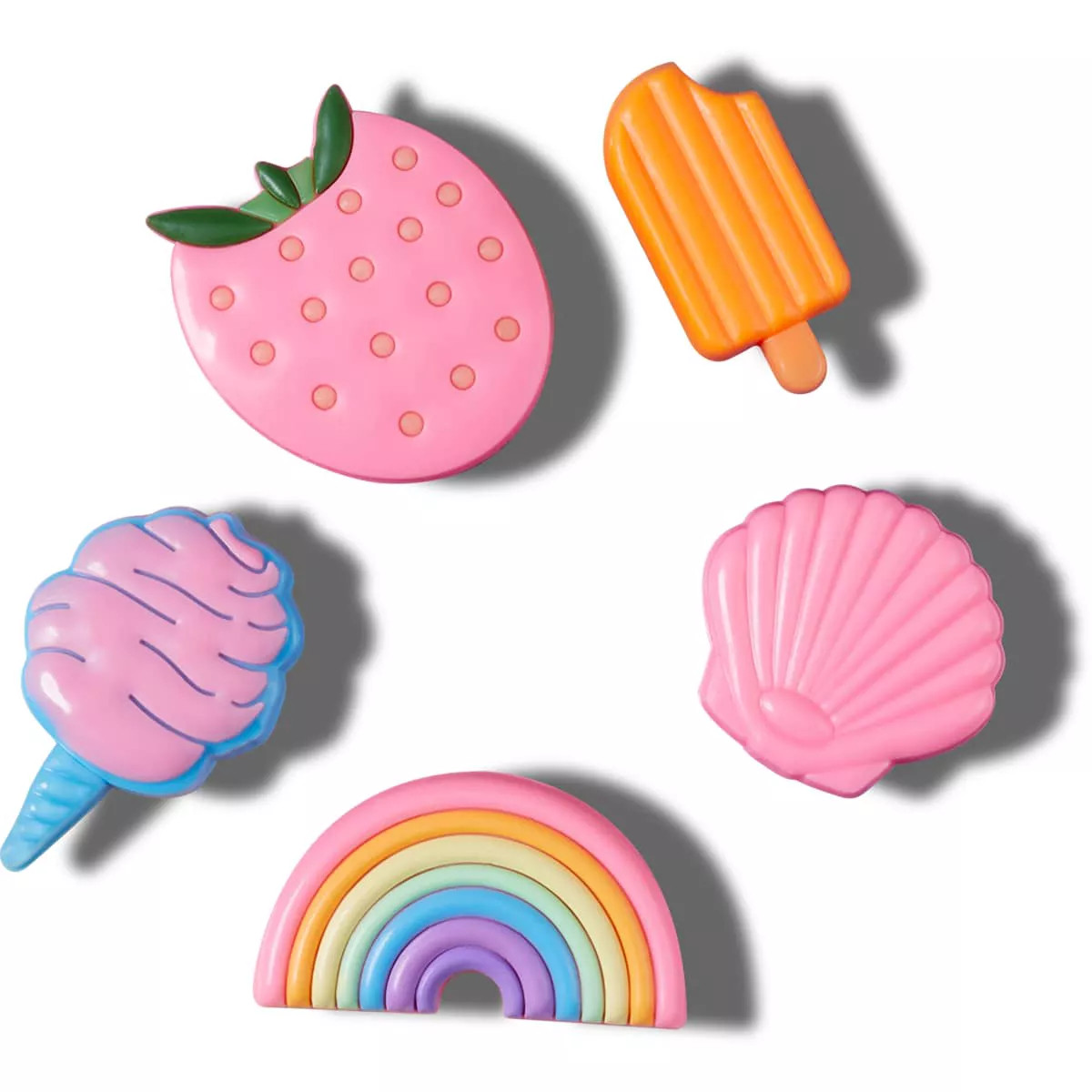 Crocs Jibbitz Pastel Pool Party Lifestyle Shoe Charms 5pk | Target