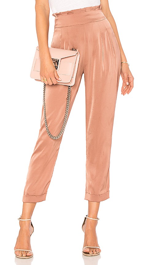 Line & Dot Ali Pants in Terracotta | Revolve Clothing (Global)