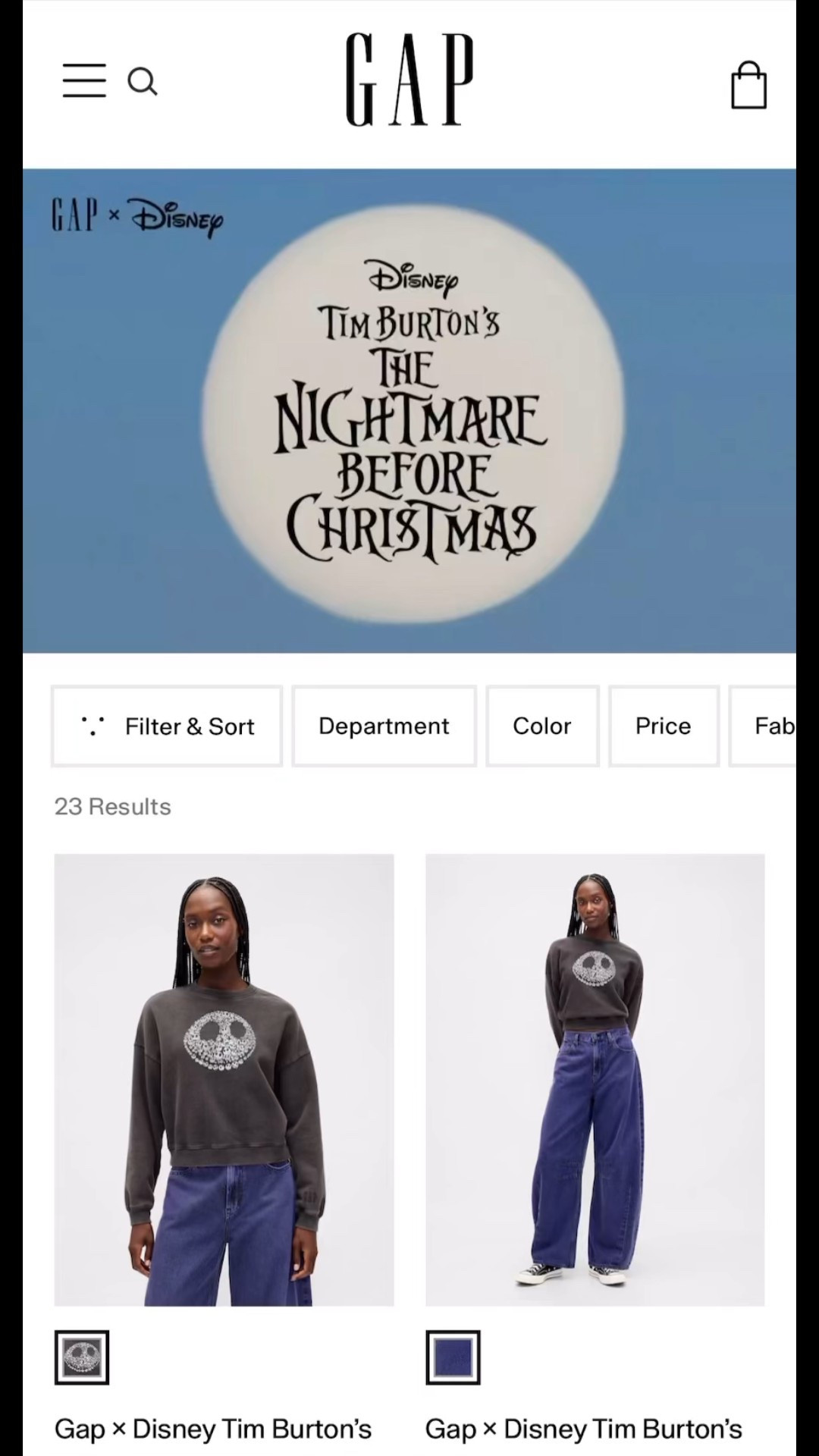 Gap x Disney release Nightmare Before Christmas 

#LTKFamily #LTKFindsUnder100 #LTKStyleTip