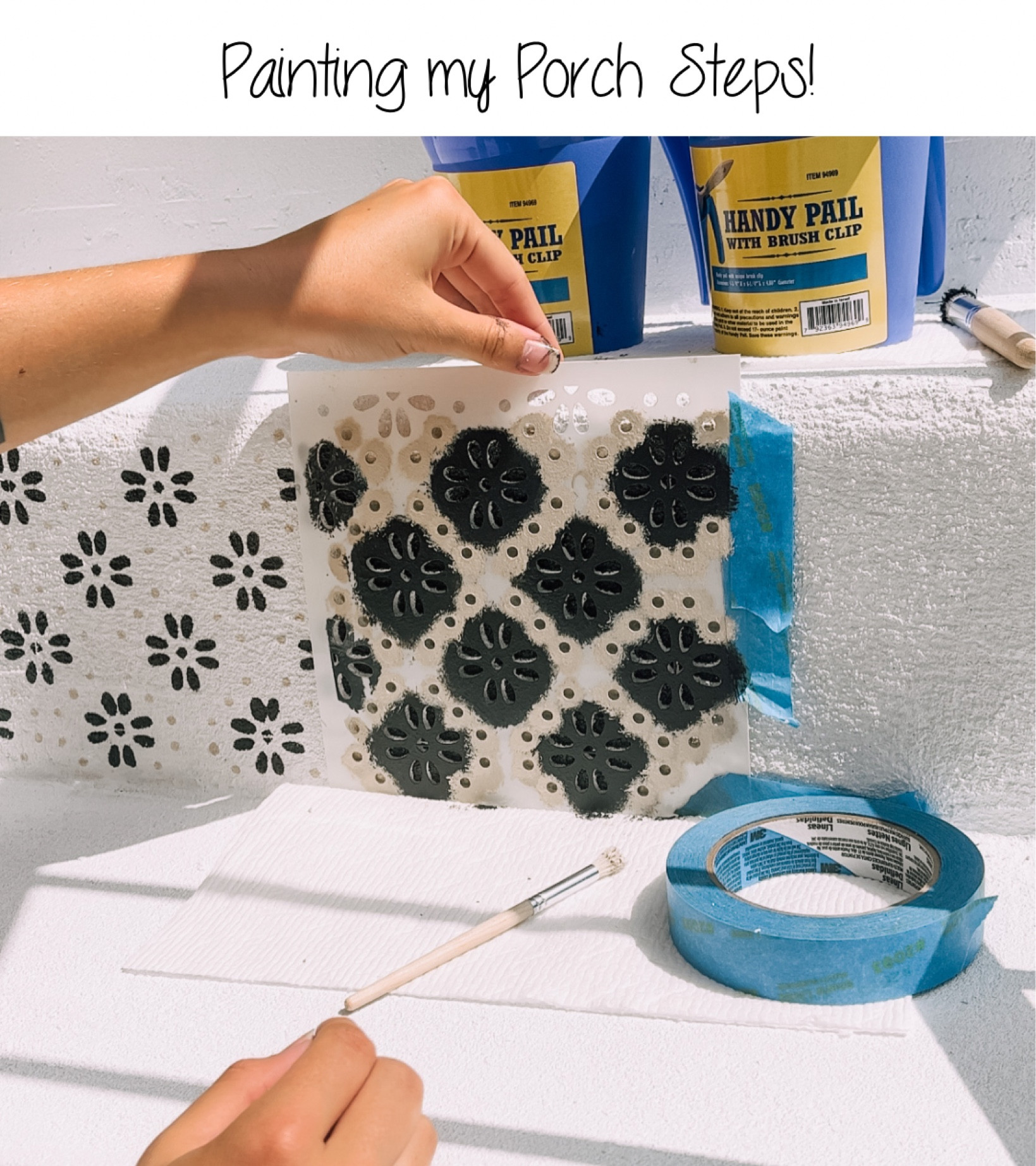 Checkout my tiktok for the reveal! @ whosthatgirllitsjenna 
.
#Paintedporch
#DIY #Easyhomeprojects
#curbappeal #porchsteps #readyforfall #homedecor

#LTKhome #LTKSeasonal #LTKstyletip