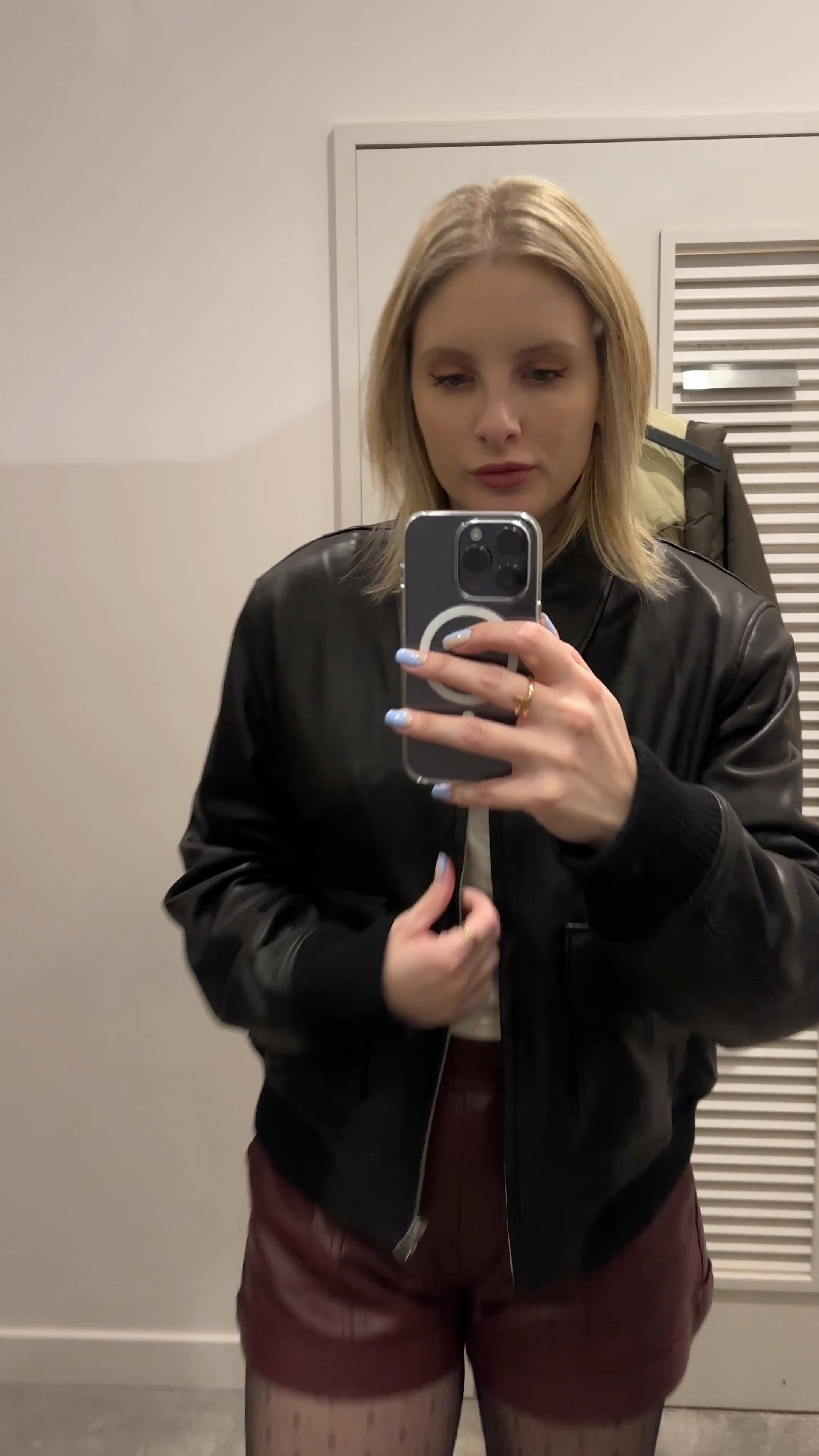Such a cool leather bomber jacket wearing an XL

#LTKSeasonal