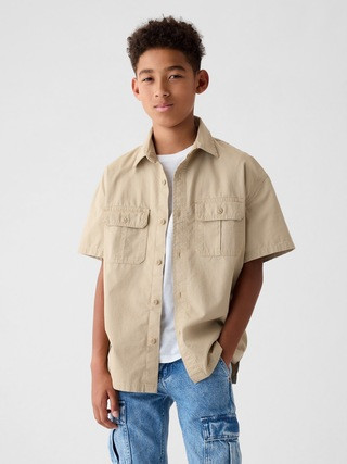Kids Ripstop Utility Shirt | Gap (CA)
