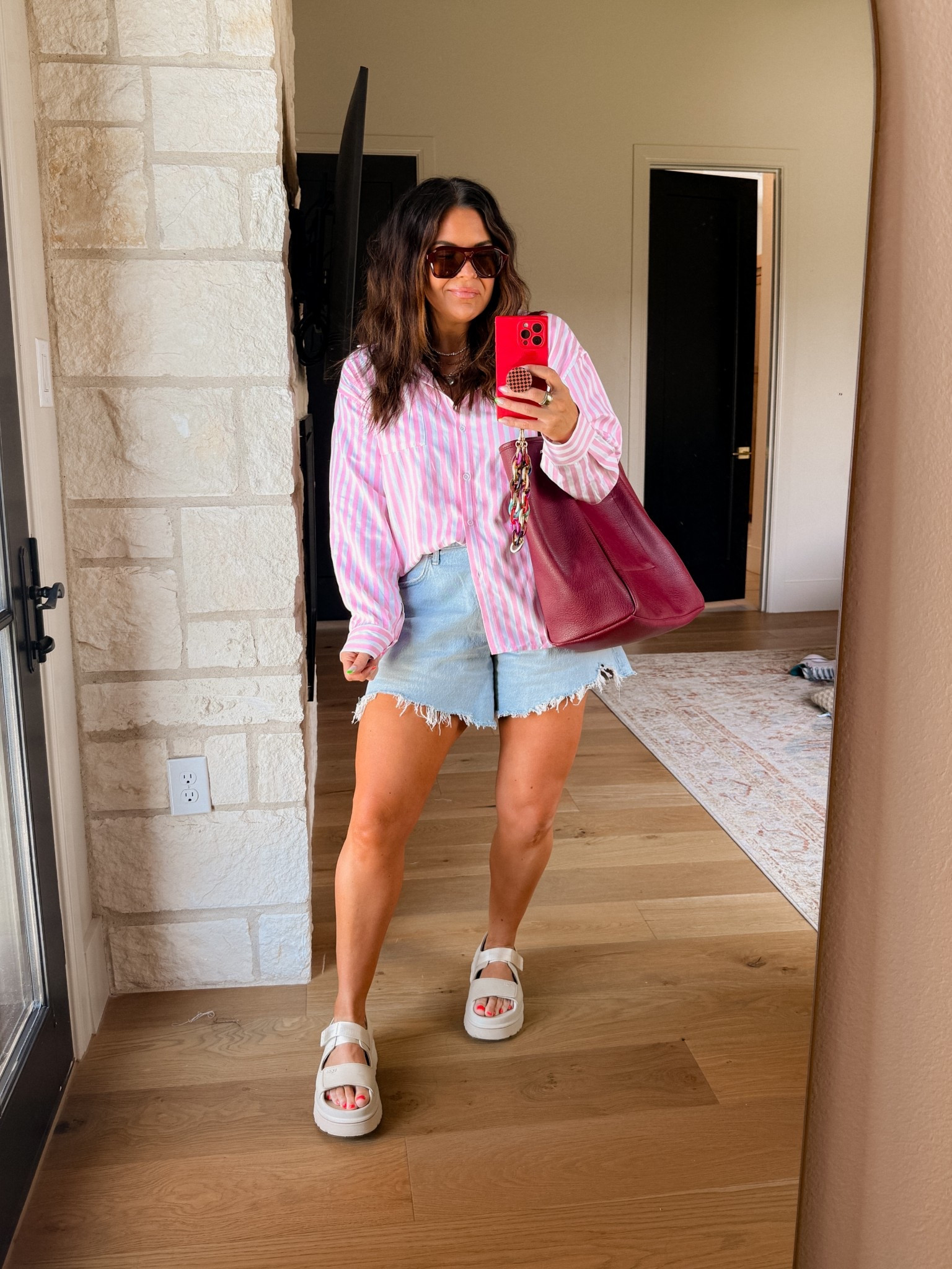 MY GO-To spring look when I can’t think of anything to wear!
Amazon button up: XXL
Shorts: TTS
Sandals: TTS

#LTKStyleTip #LTKMidsize #LTKFindsUnder50