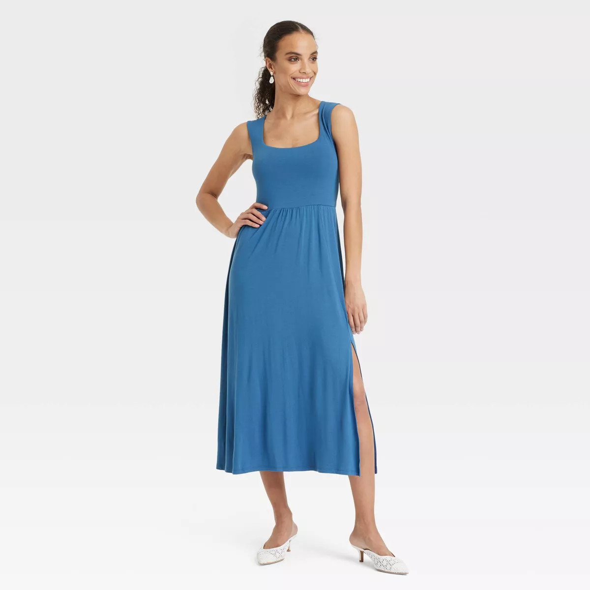 Women's Knit Ballet Midi Shift Dress - A New Day™ | Target