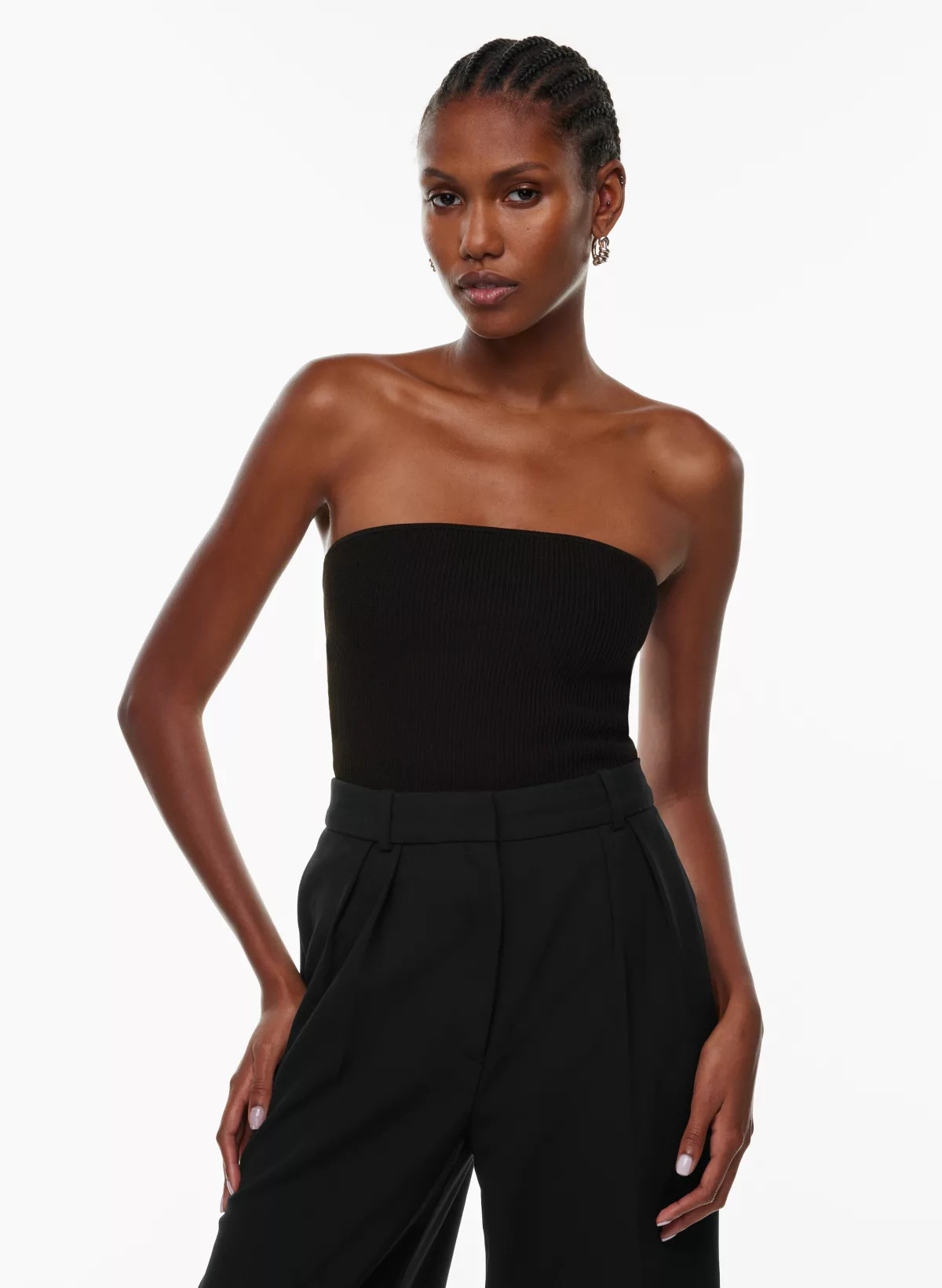 SCULPT KNIT TUBE TOP | Aritzia