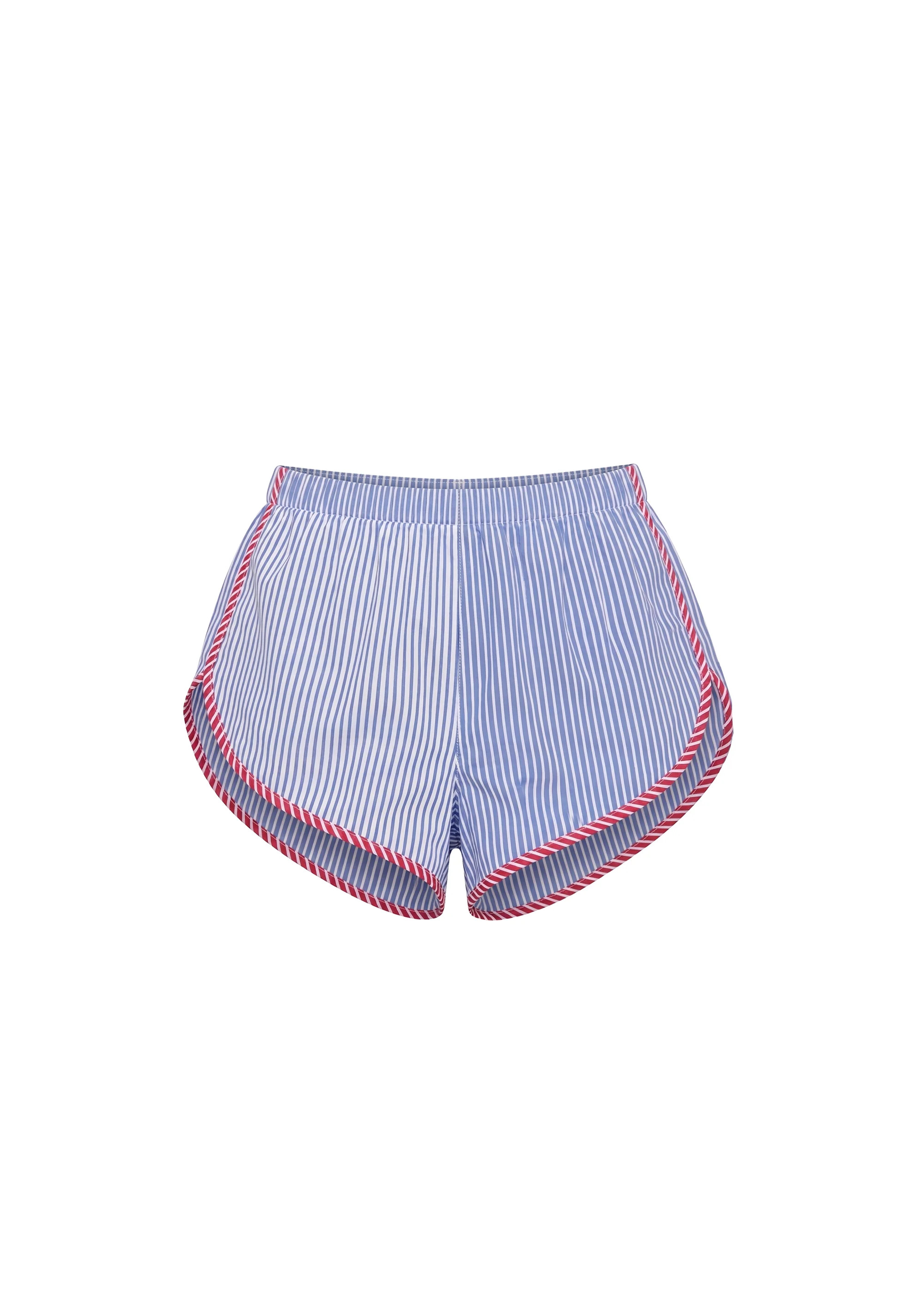 Lester Short Colorblock Marina Blue Stripe | Solid & Striped