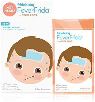 FridaBaby Cool Pads for Kids Fever discomfort by fridababy, 5 Count | Amazon (US)