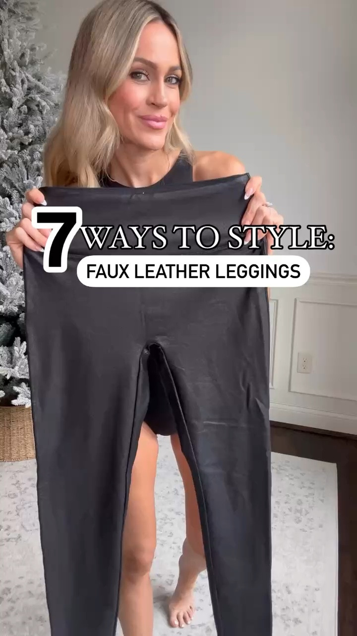 Linking all accessories & shoes below!

7 ways to style faux leather leggings. I’m wearing the Amazon leggings but also have the spanx leggings for days I want more compression - use code KATEROSExSPANX for 20% off!

Follow my shop @roseykatestyle on the @shop.LTK app to shop this post and get my exclusive app-only content!

#liketkit #LTKStyleTip #LTKOver40 #LTKSaleAlert
@shop.ltk
https://liketk.it/51fZ4

#LTKFindsUnder50 #LTKStyleTip #LTKOver40