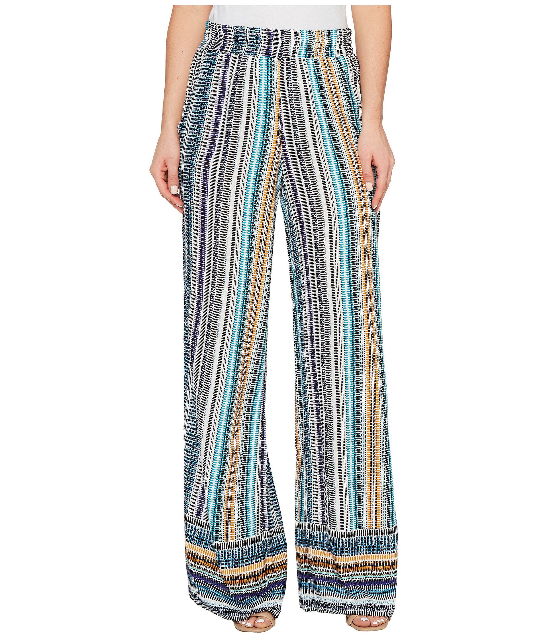 B Collection by Bobeau Printed Palazzo Pants | Zappos