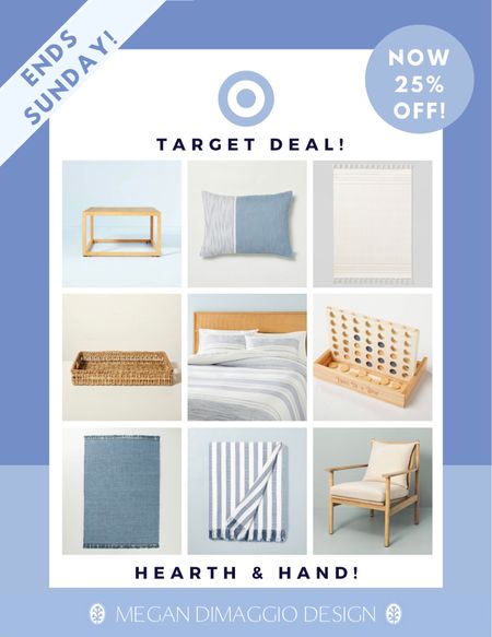 Happy weekend friends! 🙌🏻☀️ I have a handful of Target deals to share this morning! 🎯

Including 25% OFF select Hearth & Hand!! Including several pieces of furniture, large rugs (up to 9x12!!) decor and more!! But 🏃🏼‍♀️🏃🏼‍♀️🏃🏼‍♀️ this sale ends tomorrow! More linked 🤍

#LTKhome #LTKunder100 #LTKsalealert