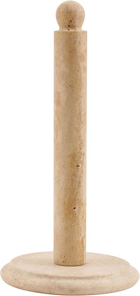 Travertine Paper Towel Holder 12.5 Inch Stone Paper Towels Organizer for Kitchen Countertop Stora... | Amazon (US)