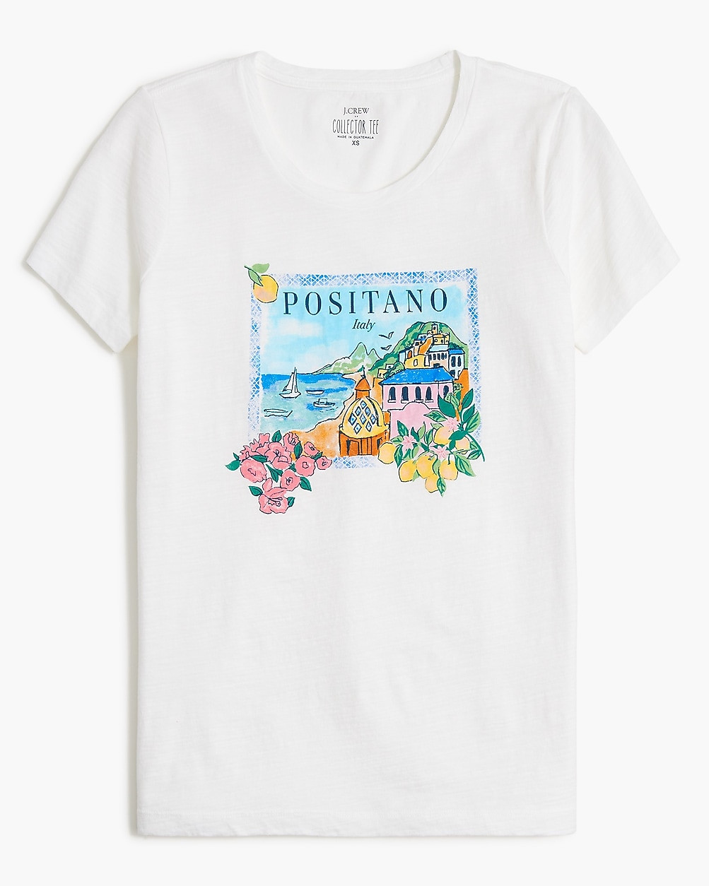 Positano postcard graphic collector's tee | J.Crew Factory