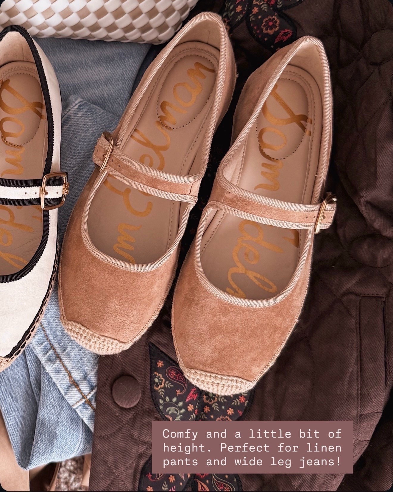 These give you that perfect mix of comfort and a little lift. They pair so well with linen pants and wide leg jeans for an easy spring look.

platform flats, espadrille mary janes, comfortable spring shoes, shoes for wide leg jeans, linen pants outfit, neutral spring style, casual chic footwear, everyday wardrobe staples

#LTKSeasonal #LTKOver40 #LTKootd