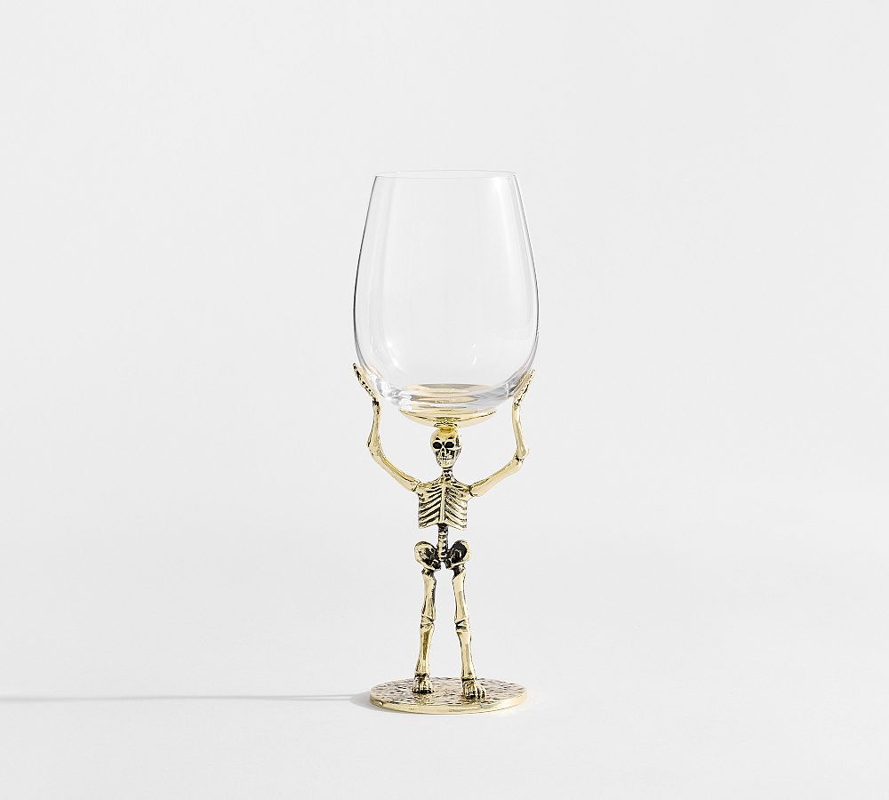 Skeleton Wine Glasses - Set of 4 | Pottery Barn (US)