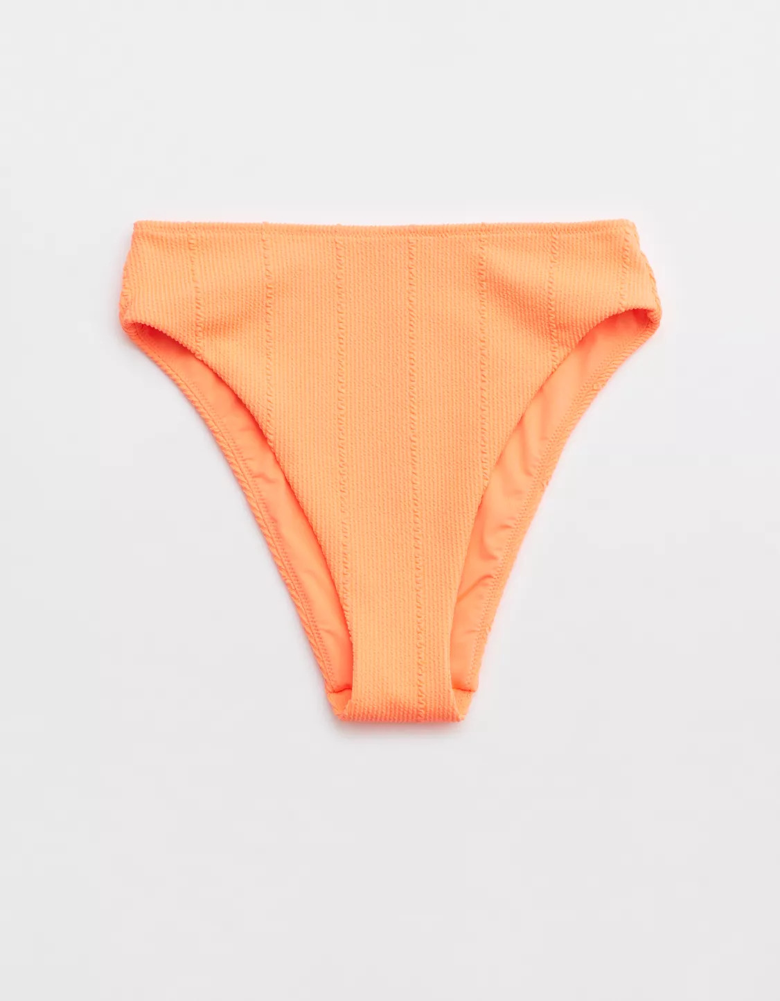 Aerie Crinkle High Cut Cheeky Bikini Bottom | American Eagle Outfitters (US & CA)