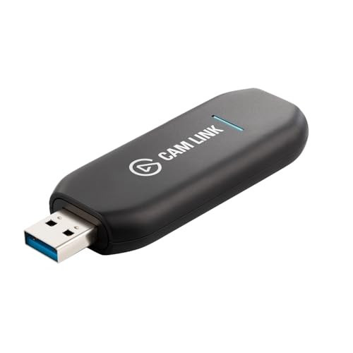 Elgato Cam Link 4K – External Capture Card for DSLR & Camcorder, ActionCam as Webcam, Meet/Stream/Record in 1080p60 or 4K30/4K60, Easy Connect for OBS/Zoom/Discord – HDMI to USB 3.0, PC/Mac/iPad | Amazon (US)