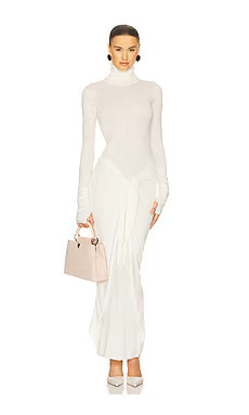 Helsa Oakleigh Maxi Knit Dress in Ivory from Revolve.com | Revolve Clothing (Global)