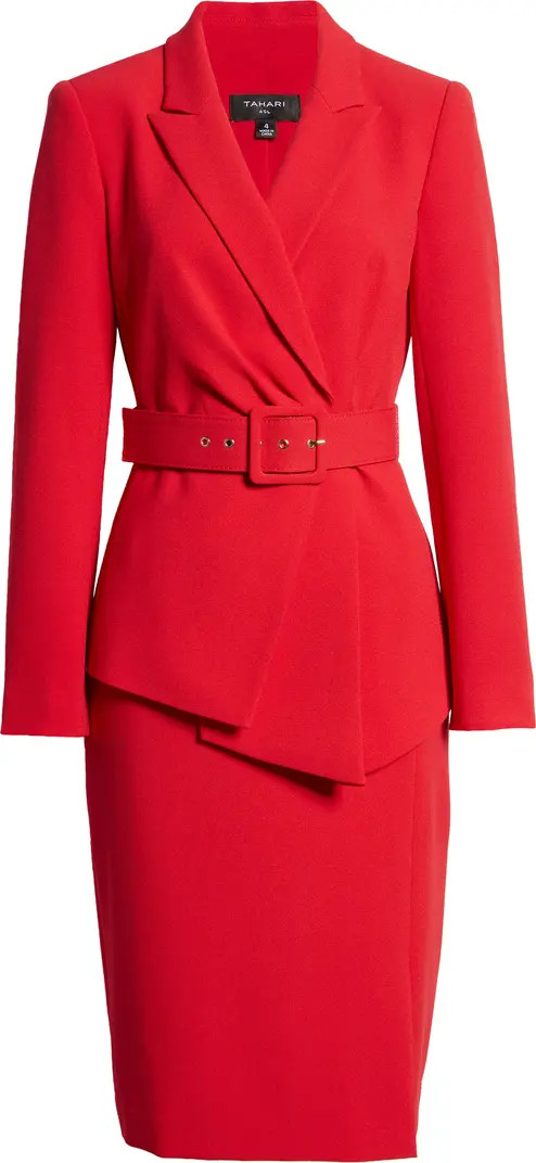 Nested Belted Jacket and Skirt | Nordstrom