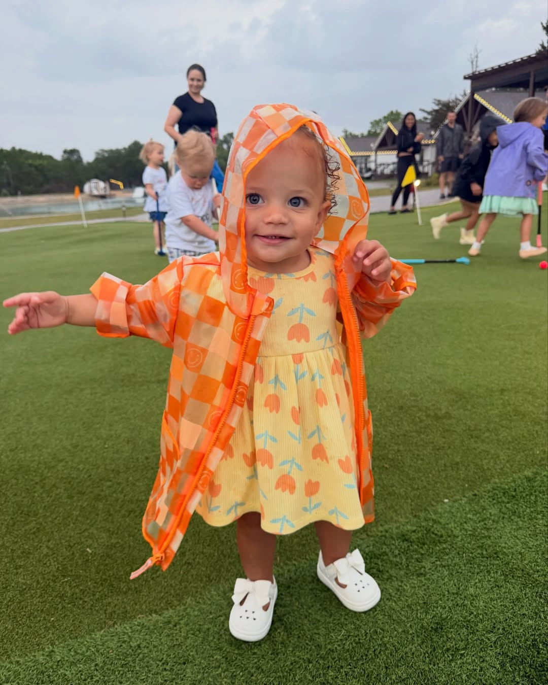 Golden’s tulip dress and raincoat! 🌷🧡

#LTKSeasonal #LTKootd #LTKKids