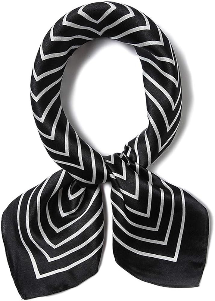 MEISEE Pure Mulberry Silk Scarfs Women Small Square Scarf 21" x 21" Breathable Lightweight Necker... | Amazon (CA)