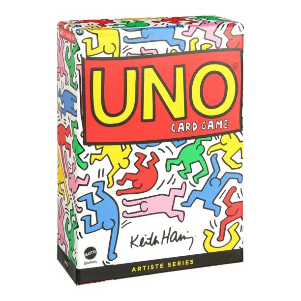 Uno Artiste Series Card Game Featuring Artwork of Keith Haring For 7 Year Olds & up - Walmart.com | Walmart (US)