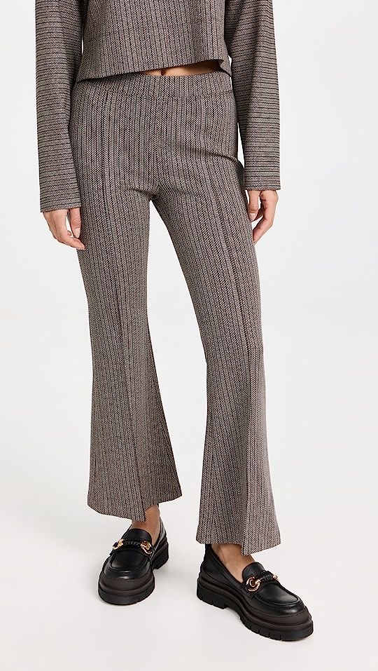 Rosetta Getty Pull On Cropped Flare Pants | SHOPBOP | Shopbop