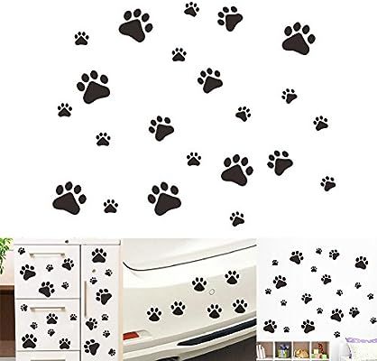 VintageBee Dog Paw Prints Sticker Dog Pup Removable Vinyl Wall Sticker Decoration Décor for Chil... | Amazon (US)