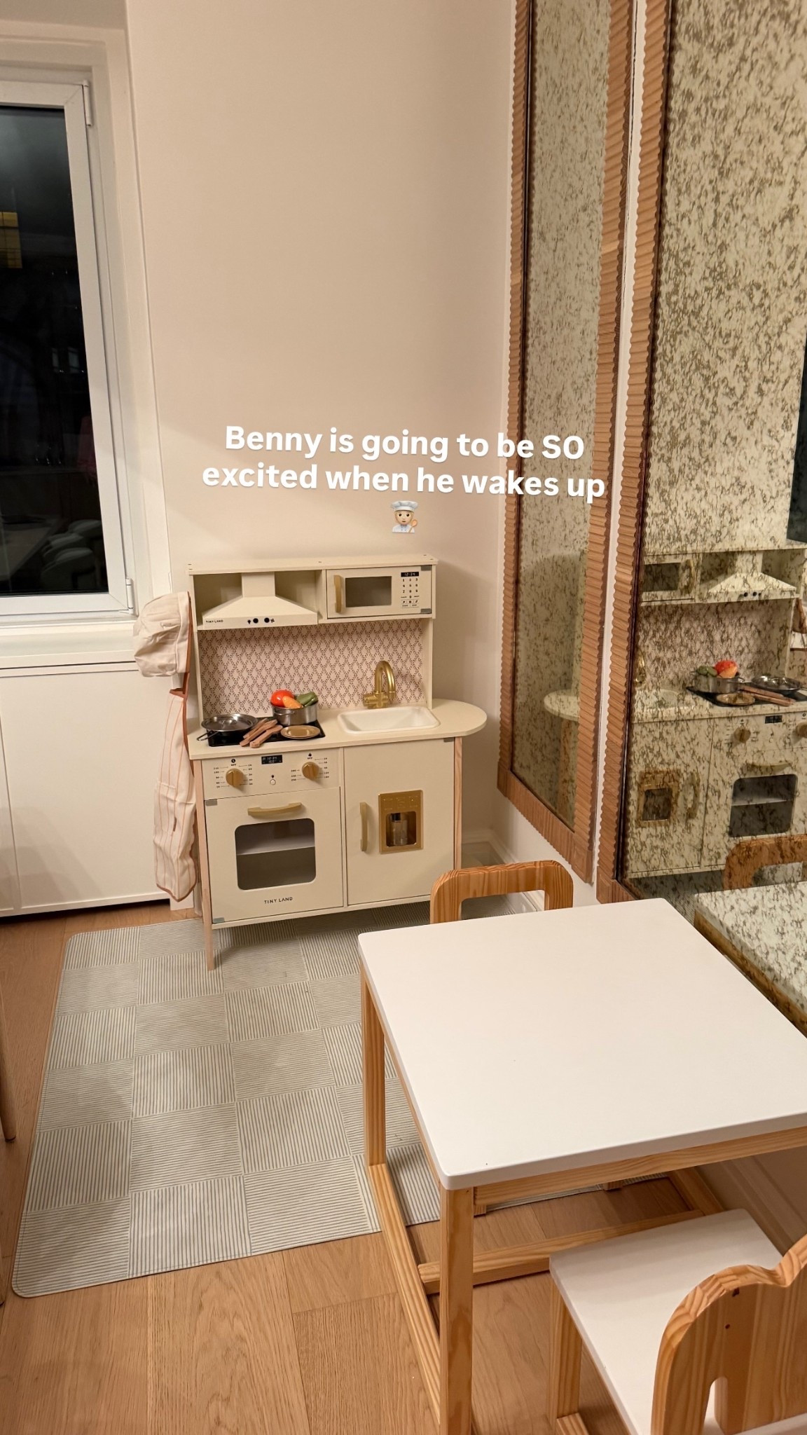 Benny is going to be SO excited when he wakes up 🧑🏼‍🍳 Little kitchen play set!

#LTKKids #LTKmomlife #LTKHome