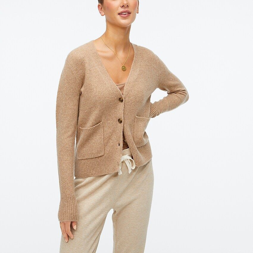 V-neck cardigan sweater in extra-soft yarn | J.Crew Factory