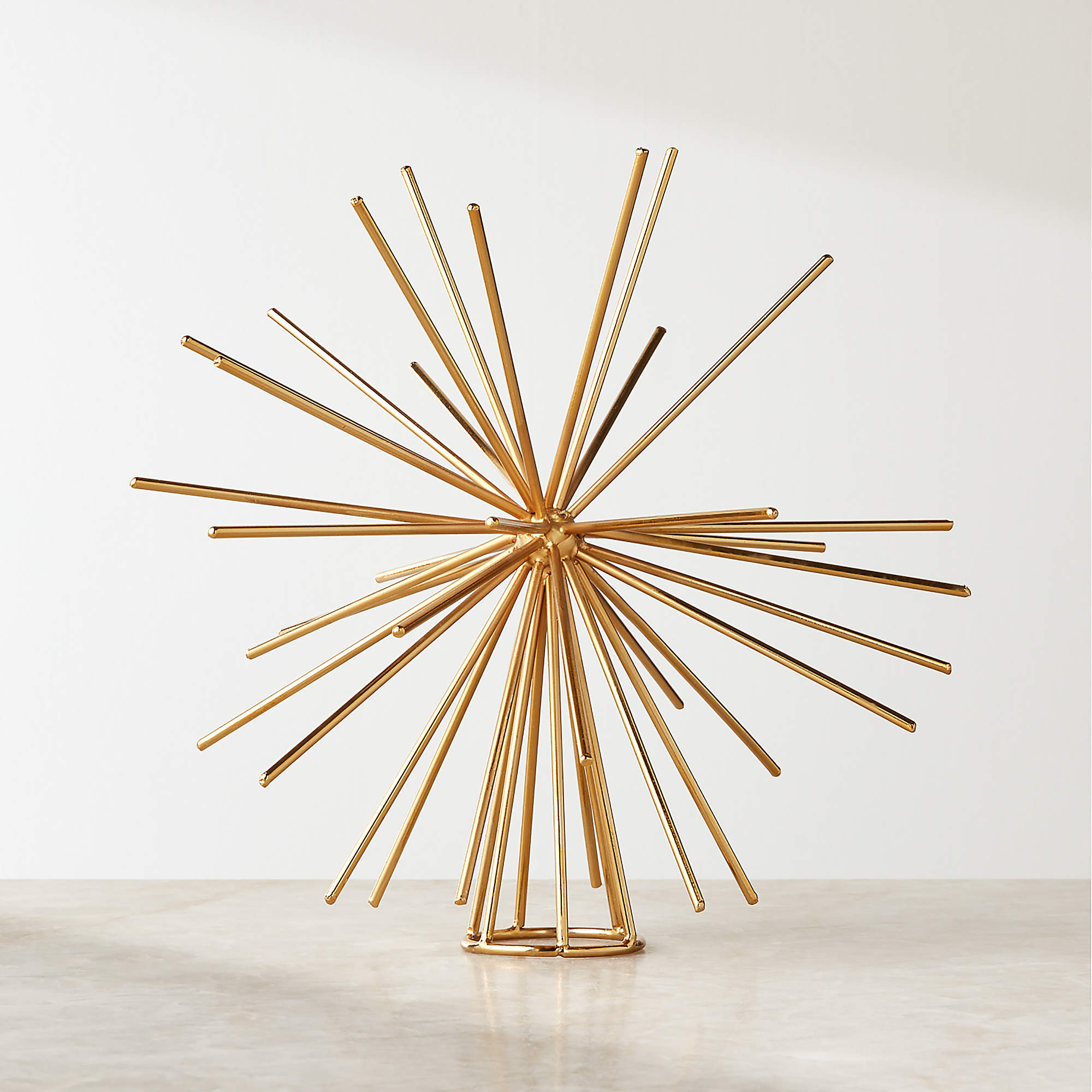 Burst Gold Star Christmas Tree Topper + Reviews | CB2 | CB2