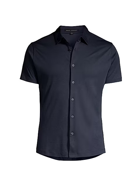 Georgia Pima Cotton Button-Up | Saks Fifth Avenue