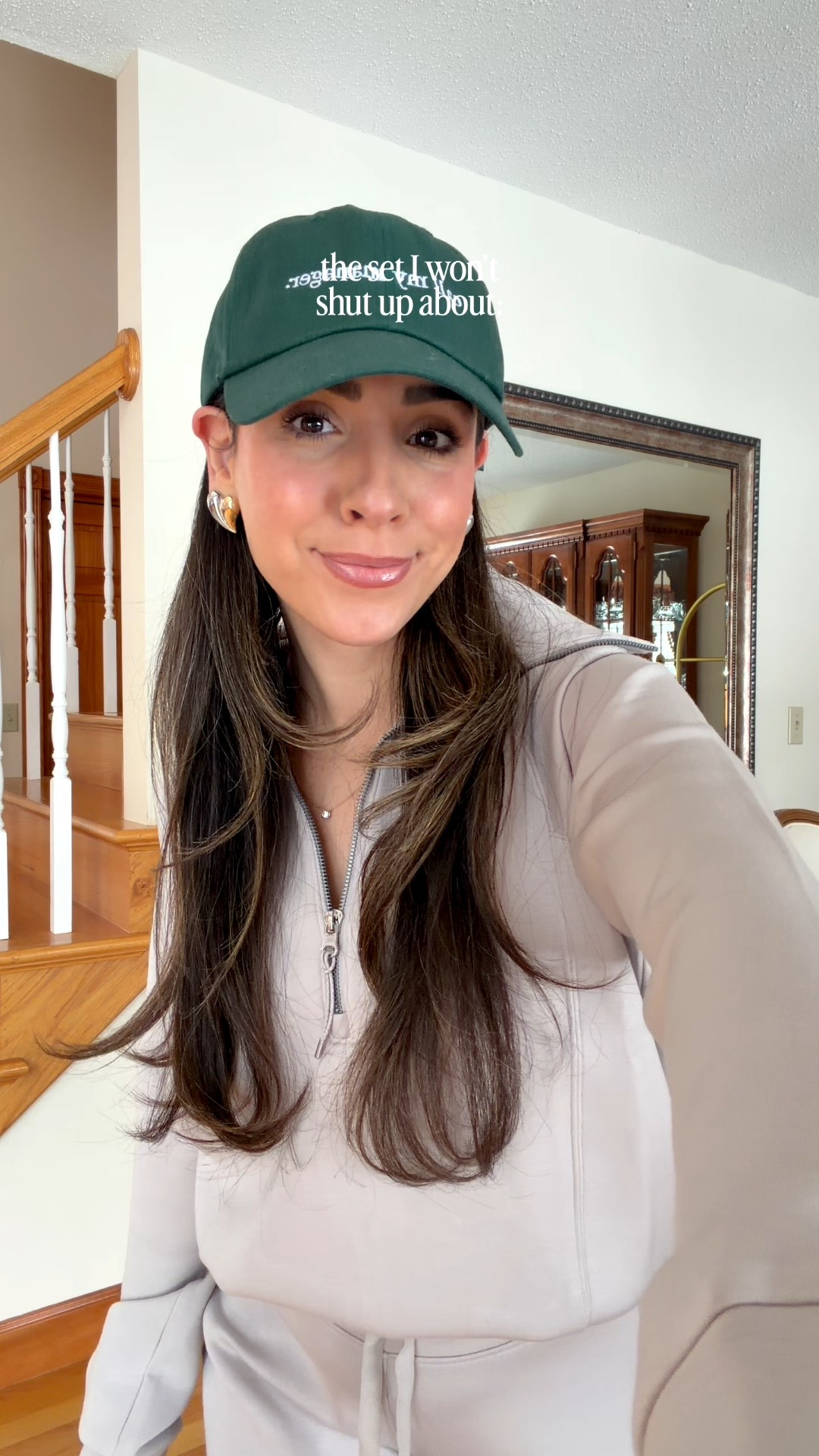 Sizing: XS in the quarter zip and Small Petite in the pants! TRUST ME, THIS IS THE BEST LOUNGE/TRAVEL SET YOU’LL EVER BUY!

#LTKPetite #LTKootd