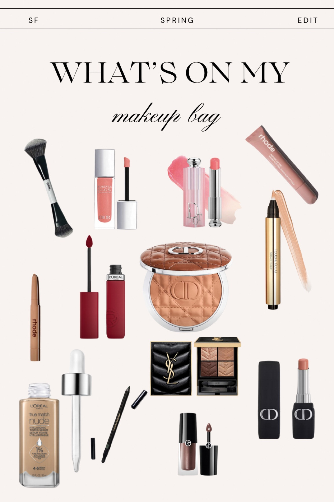 Makeup bag essentials 

#LTKU #LTKGiftGuide #LTKSeasonal