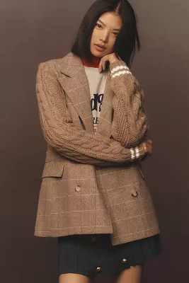 Avec Les Filles Sweater Blazer Jacket | Anthropologie (US)