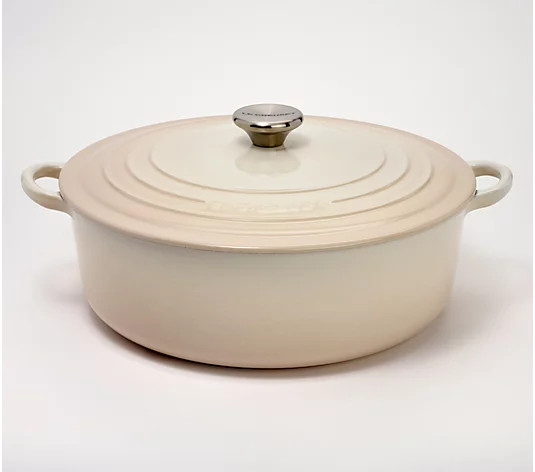 Le Creuset 6.75-qt Cast Iron Round Wide Dutch Oven - QVC.com | QVC