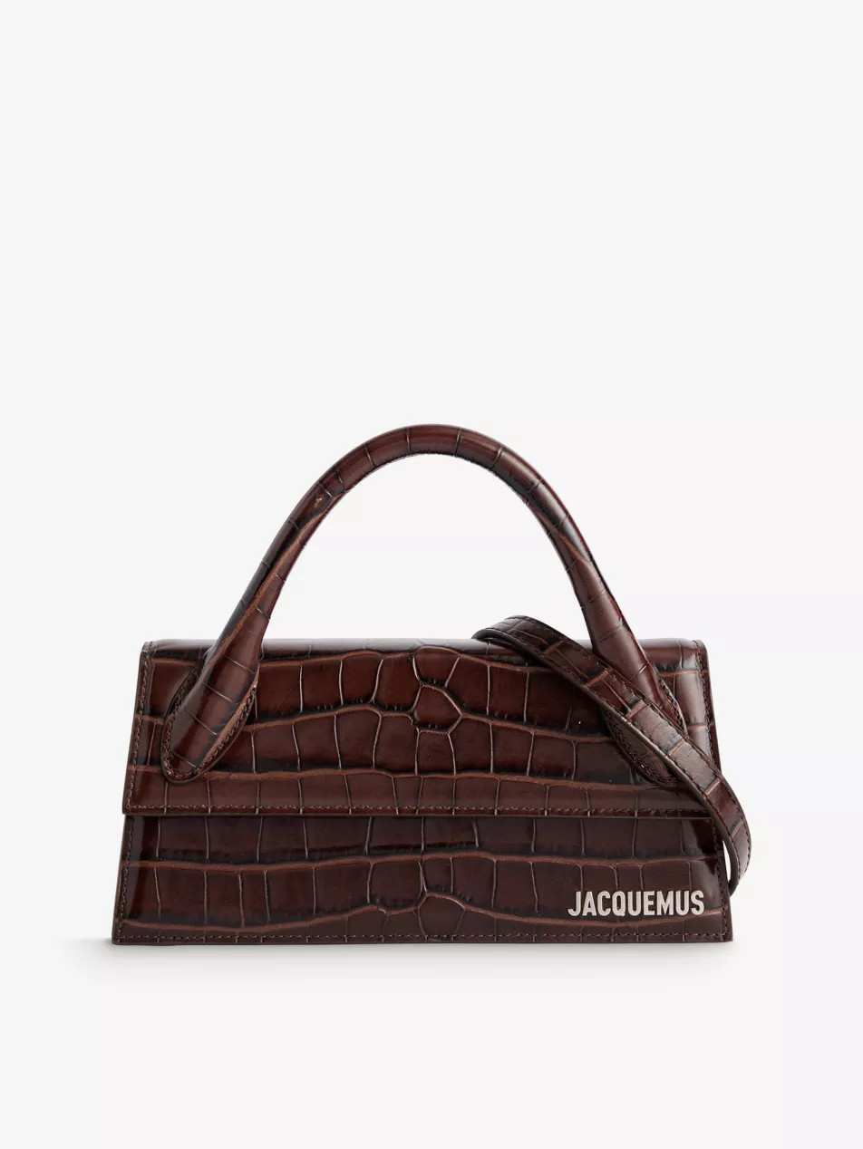 Le Chiquito Long Small Leather Top-Handle Bag | Selfridges