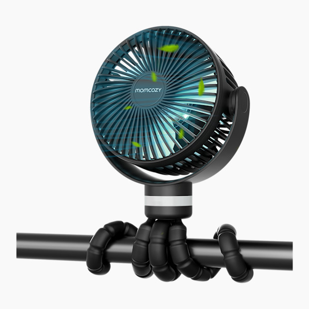 Momcozy USB Rechargeable Handheld Cooling Fan for Travel in Black | Babylist