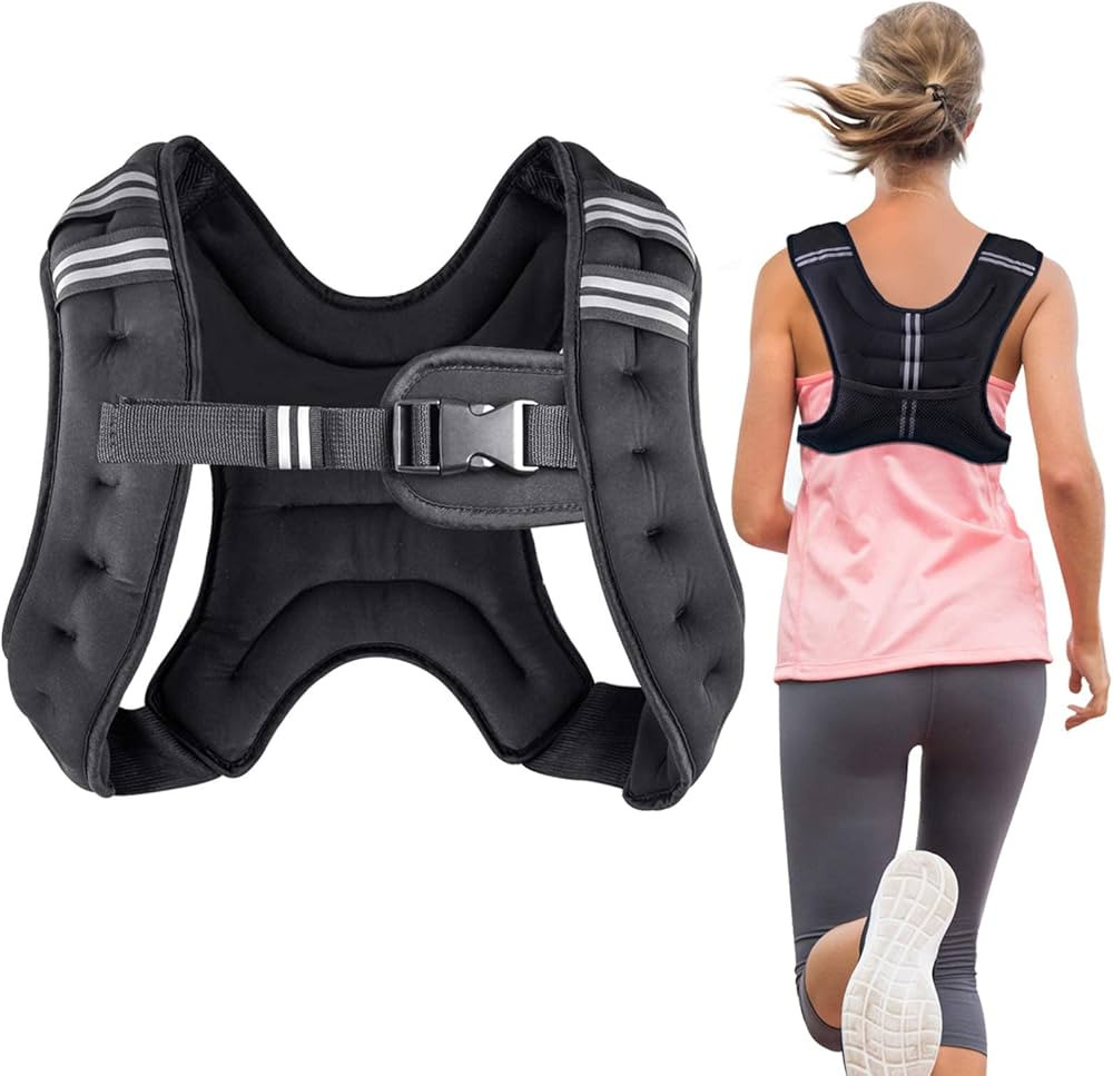 Henkelion Weighted Vest Weight Vest for Men Women Kids Weights Included, Body Weight Vests Adjust... | Amazon (US)